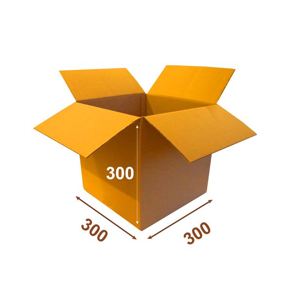 Krabica papierová klopová 3VVL HH 300 x 300 x 300 mm