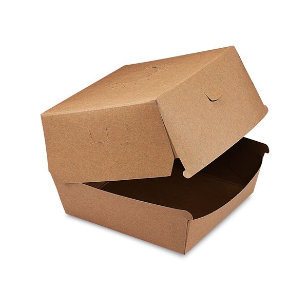 Box na burger (50 ks) - nepromastitelný kraft
