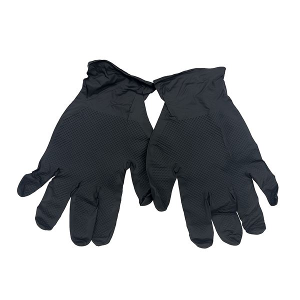 Rukavice DIAMOND BLACK nitrilové jednorazové - veľkosť L (50ks)