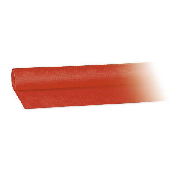 Papierový obrus rolovaný 8 x 1,2 m - červený