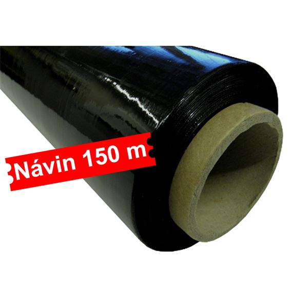 Ručná stretch fólia 500 mm, 23 mic, 1,8 kg - čierna