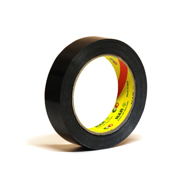 Nartape PVC lepicí páska 25 mm x 66 m, černá, n-72