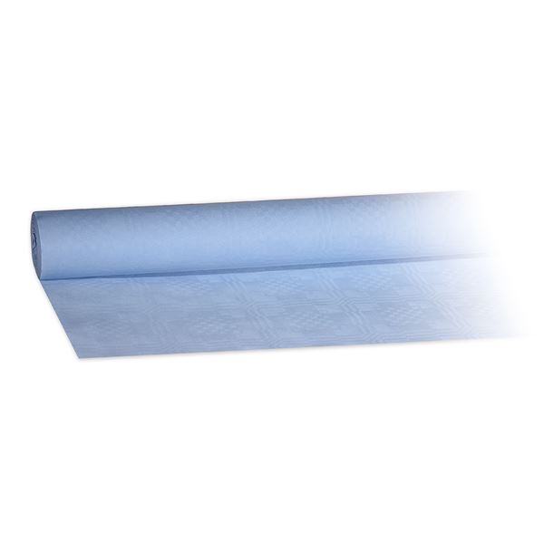 Papierový obrus rolovaný 8 x 1,2 m - svetlo modrý