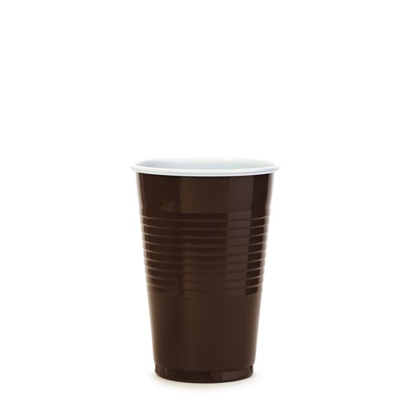Kávový kelímok 0,18 l (100 ks) - hnedo-biely
