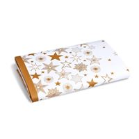 Papierový obrus skladaný 1,2 x 1,8 m -  hviezdy