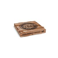 Krabica na pizzu H4 kraft 24 x 24 x 4 cm (100 ks)