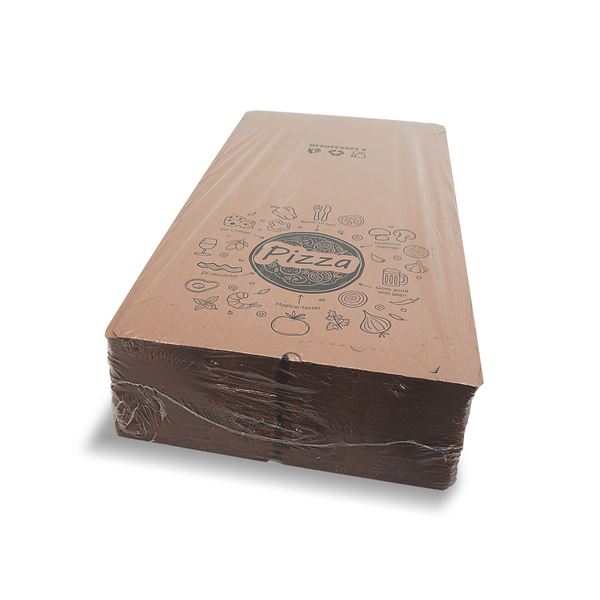 Krabica na pizzu E6 kraft 32 x 32 x 3 cm (100 ks)