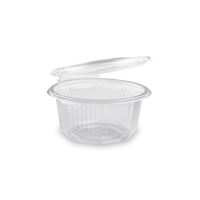 Miska osemboká priehľadná s viečkom 500 ml (PP) [50 ks]