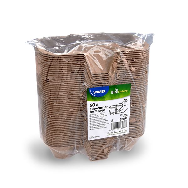 Podnos na 2 tégliky 19 x 11 cm (50 ks)