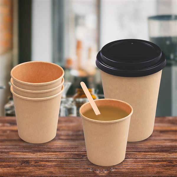 Papierový kelímok kraft 510 ml - XL (50 ks)