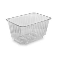 Vanička hranatá priehľadná 1500 ml (PP) (50 ks)