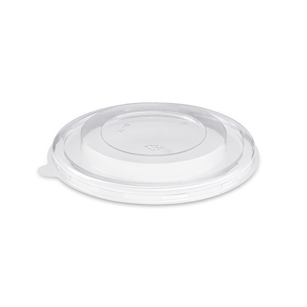 Viečko pre papierovú misku Ø 150 mm - priehľadné (50 ks)