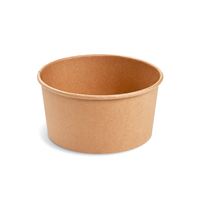 Papierová miska okrúhla 1000 ml - hnedý kraft (50 ks)