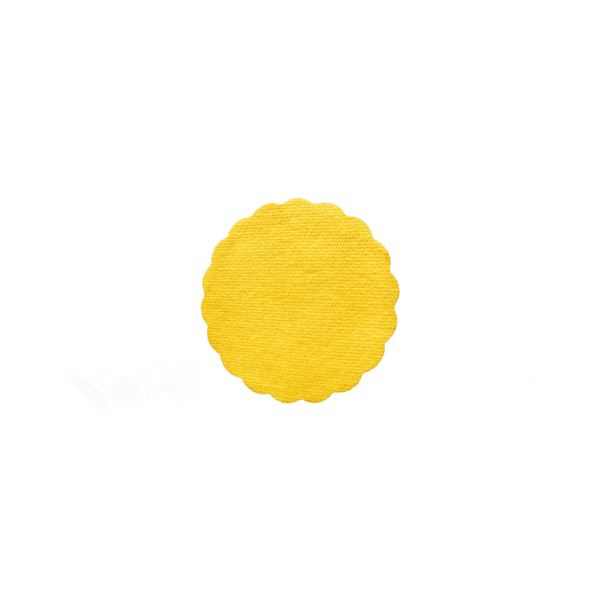 Rozetky PREMIUM priemer 9 cm žlté (500 ks)