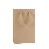 Darčeková taška papierová VINOLA modrá - 14 x 8 x 39 cm