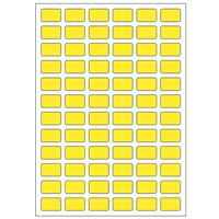 Samolepiace etikety 14 x 9 mm, A6 (10 ks) žlté