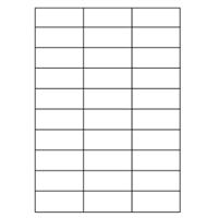 Samolepiace biele etikety 70 x 29,7 mm, A4 (100 ks)