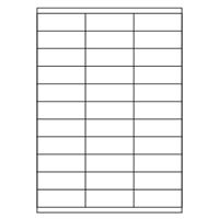 Samolepiace biele etikety 70 x 25,4mm, A4 (100 ks)