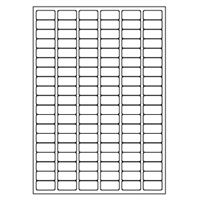 Samolepiace biele etikety 30 x 15mm, A4 (100 ks)