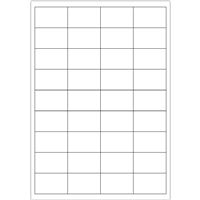 Samolepicí bílé etikety 49 x 31 mm, A4 (100 ks)