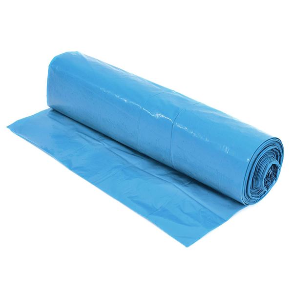 Odpadové vrecia LDPE 120 l, 40 um (20 ks) - modré