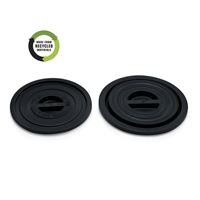 Veko k plastovej nádobe 35 l a 50 l - čierny regranulát