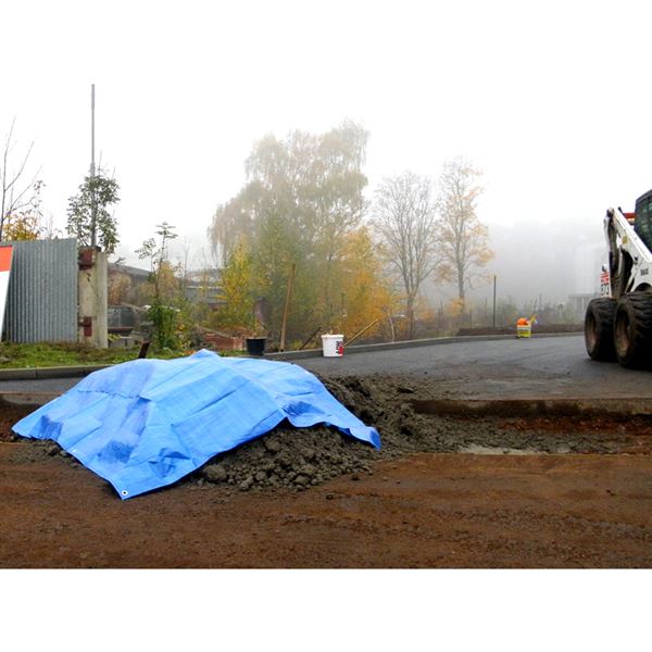 Krycia plachta s okami 5 x 8 m - ŠTANDARD