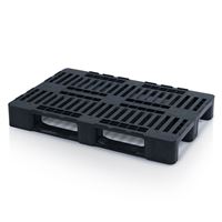 Plastová paleta EURO H1 regranulát- čierna