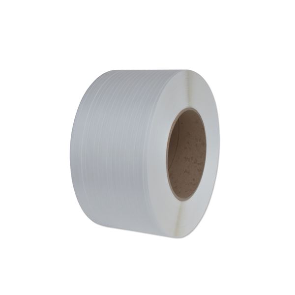 Viazacia páska PP 10 / 0.35 mm, D60, 900 m - biela