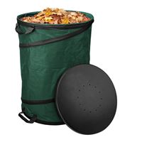 Záhradný kôš s vekom 90 l - samorozkladací